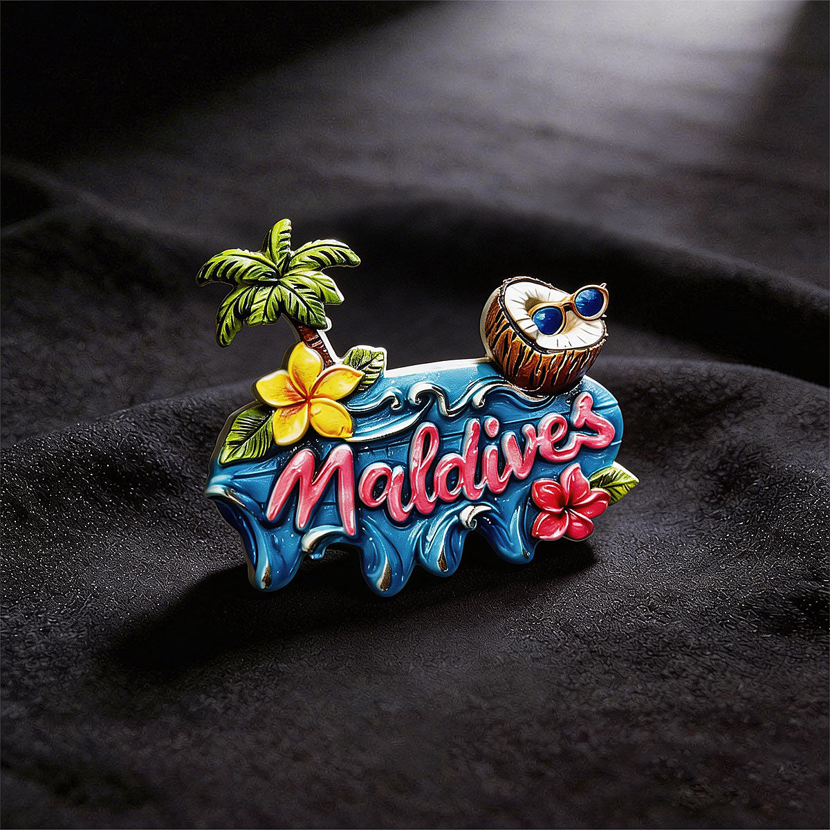 Maldives 3D Souvenir Fridge Magnet – Travel Collection Keepsake