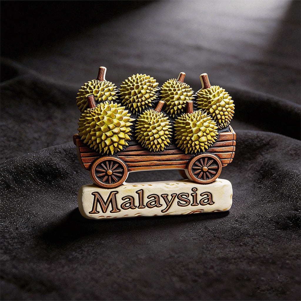 Durian Pushcart Refrigerator Magnet – Travel Collection Keepsake