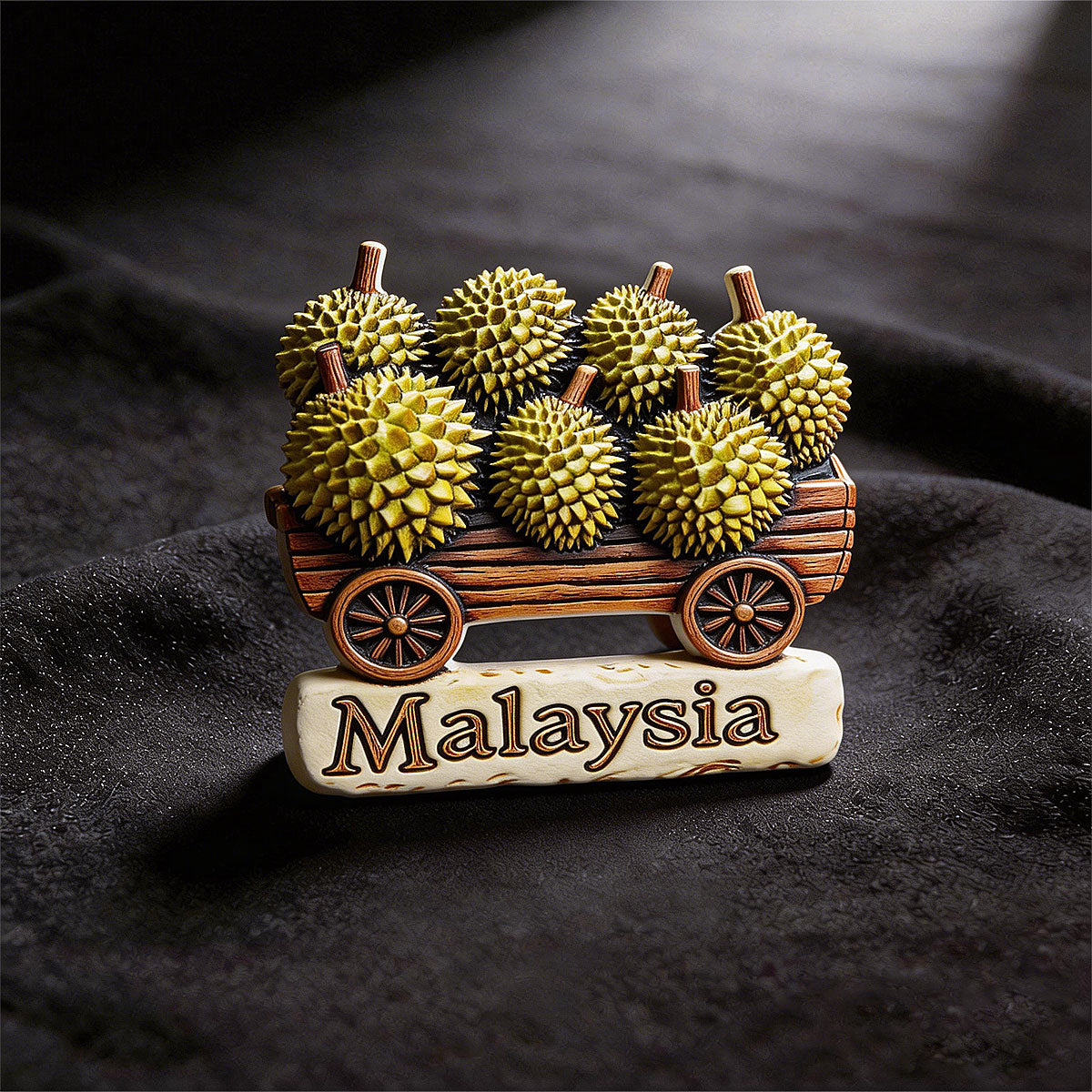Durian Pushcart Refrigerator Magnet – Travel Collection Keepsake