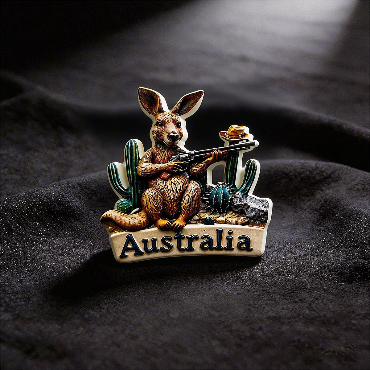 Australian kangaroo Souvenir Fridge Magnet – Travel Collection Keepsake