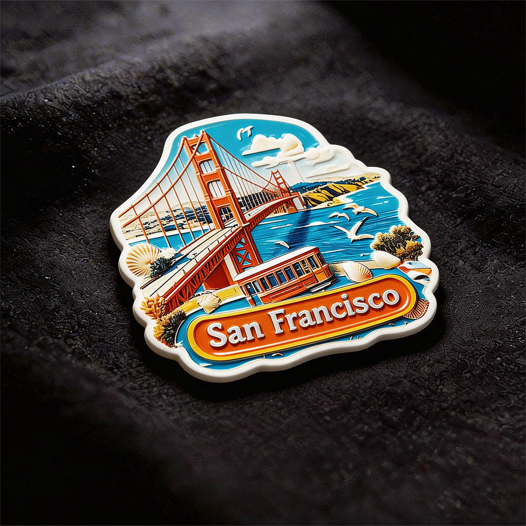 San Francisco Golden Horizon Souvenir Fridge Magnet – Travel Keepsake