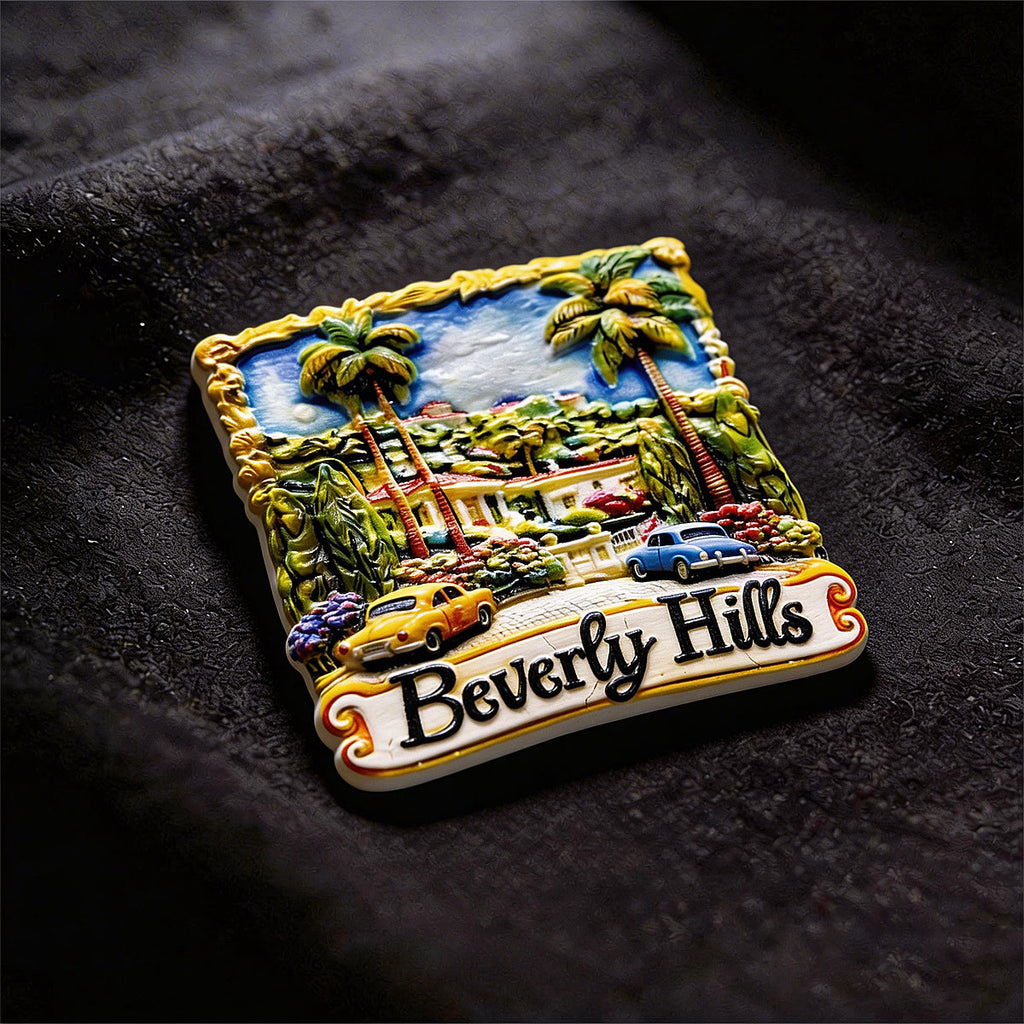 Beverly Hills 3D Souvenir Fridge Magnet – Travel Collection Keepsake