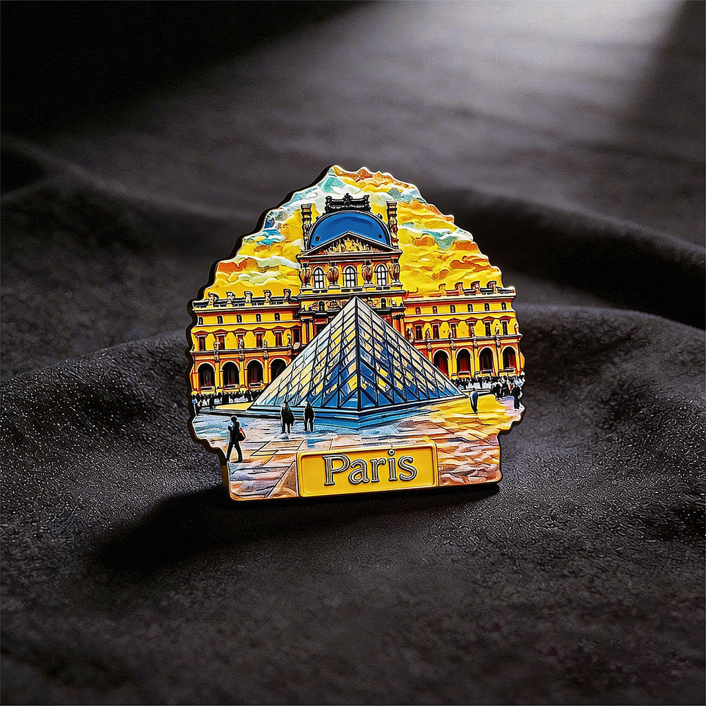 Paris 3D Souvenir Fridge Magnet – Travel Collection Keepsake
