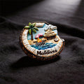 Maldives 3D Souvenir Fridge Magnet – Travel Collection Keepsake