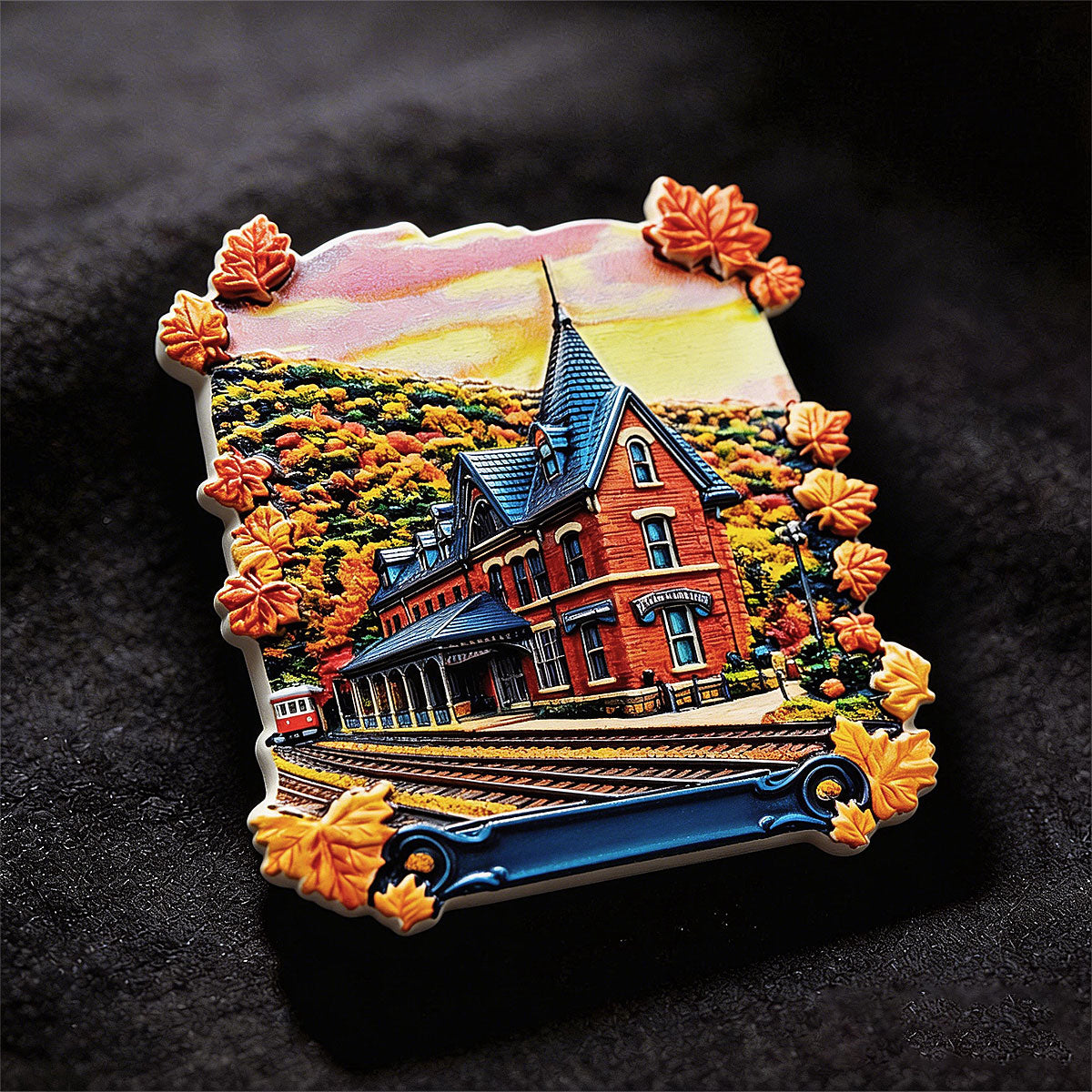 Jim Thorpe Town 3D Souvenir Fridge Magnet – Travel Collection Keepsake