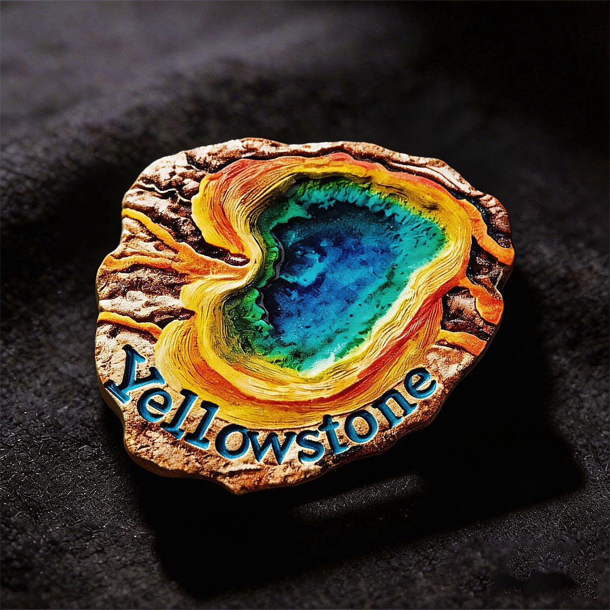 Yellowstone Park 3D Souvenir Fridge Magnet – Travel Collection Keepsake