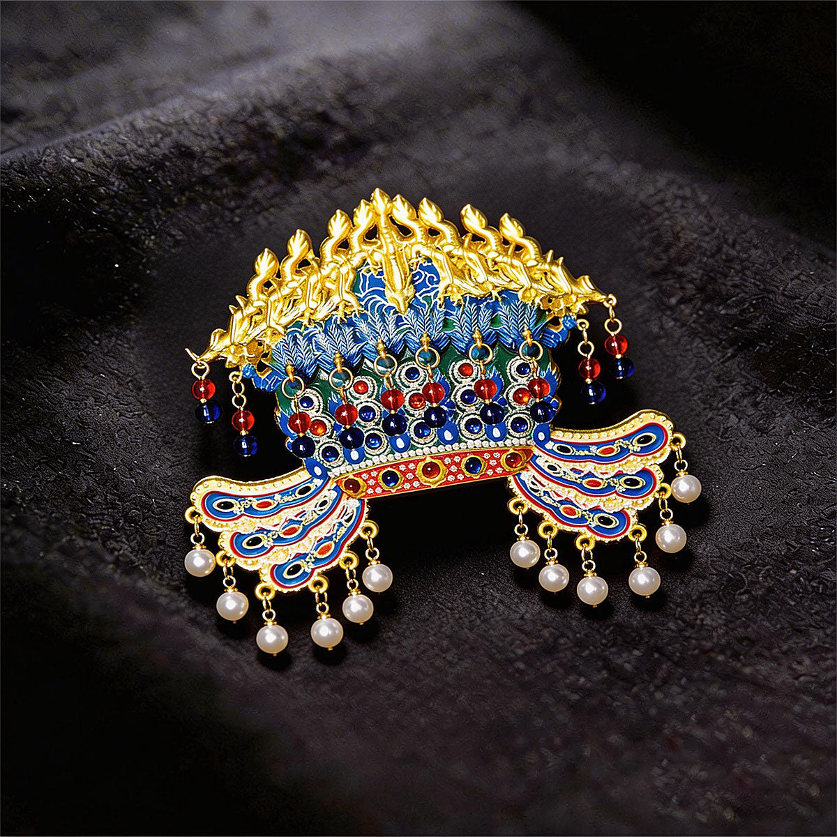 China Phoenix Crown 3D Souvenir Fridge Magnet – Travel Collection Keepsake