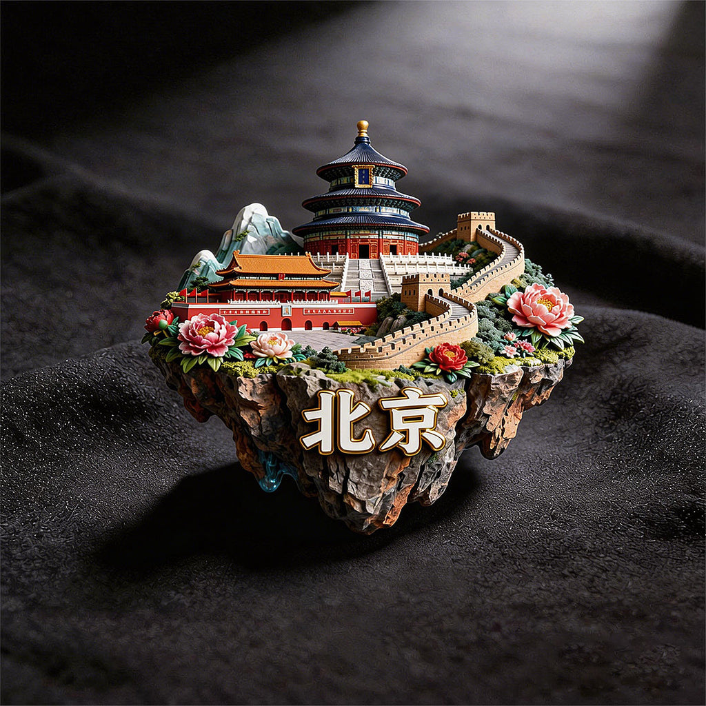 Beijing 3D Souvenir Fridge Magnet – Travel Collection Keepsake