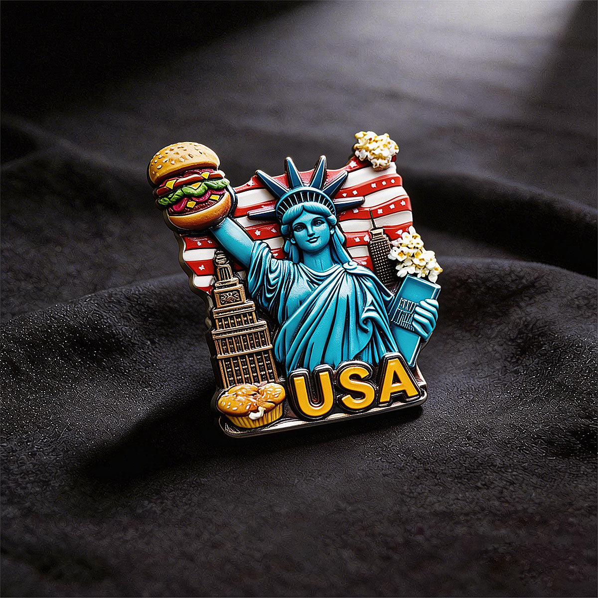 Liberty Goddess Souvenir Fridge Magnet – Travel Collection Keepsake