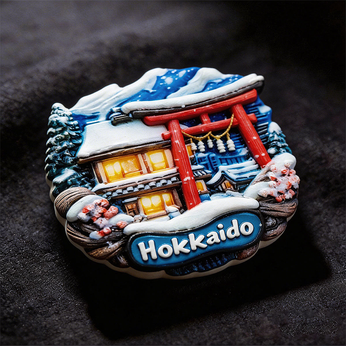 Hokkaido 3D Souvenir Fridge Magnet – Travel Collection Keepsake