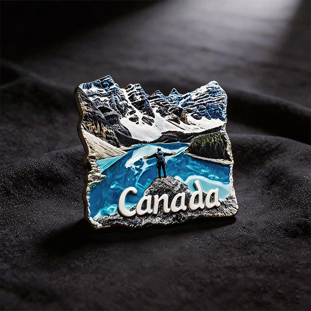 Rocky Mountains 3D Souvenir Fridge Magnet – Travel Collection Keepsake