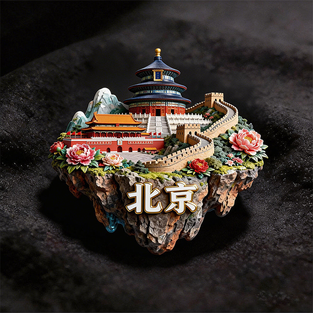 Beijing 3D Souvenir Fridge Magnet – Travel Collection Keepsake
