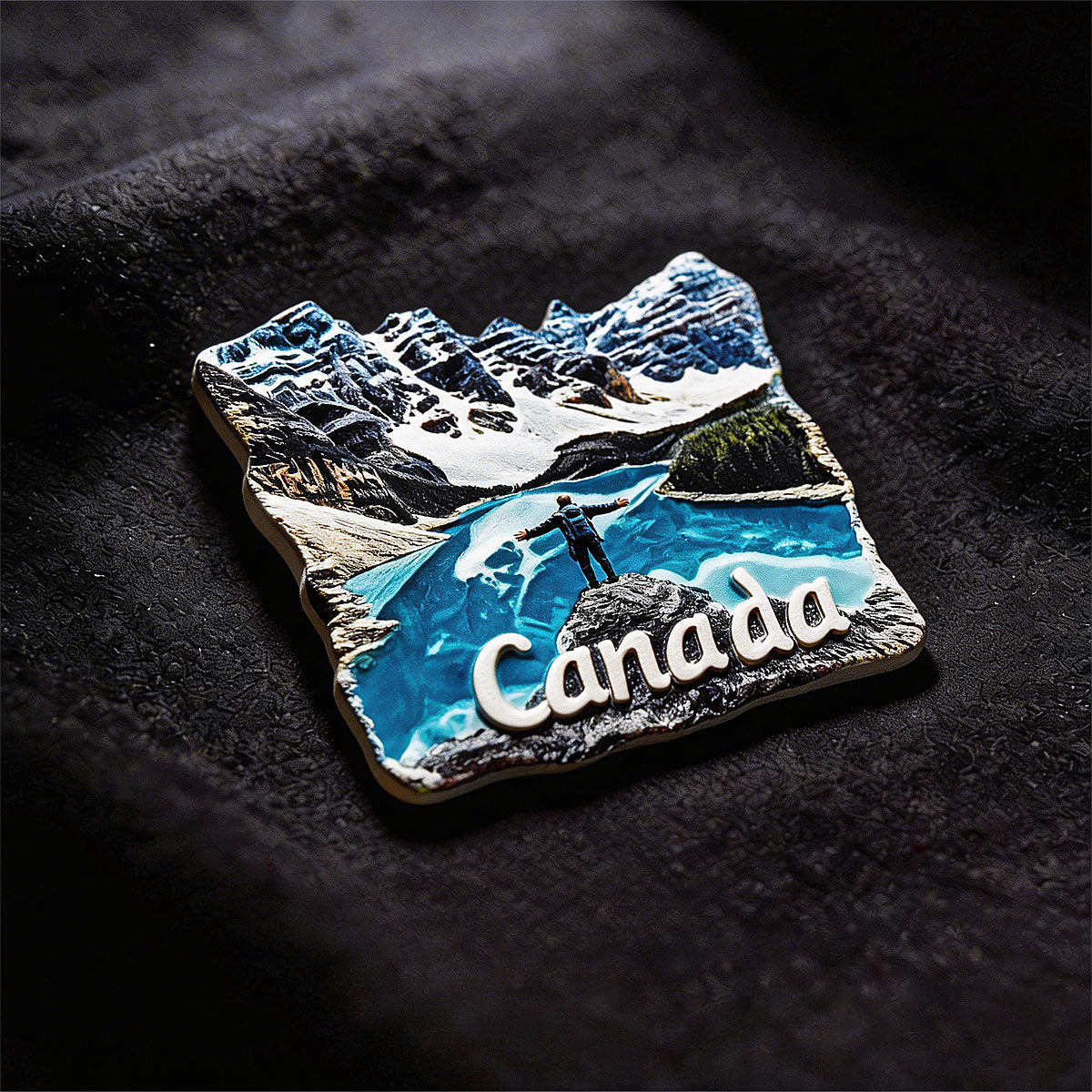 Rocky Mountains 3D Souvenir Fridge Magnet – Travel Collection Keepsake