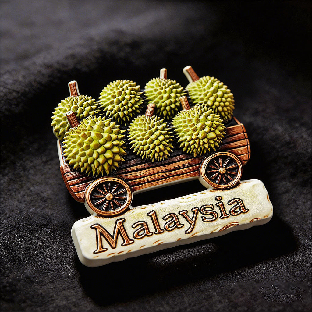 Durian Pushcart Refrigerator Magnet – Travel Collection Keepsake