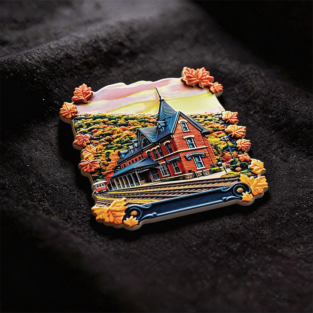 Jim Thorpe Town 3D Souvenir Fridge Magnet – Travel Collection Keepsake