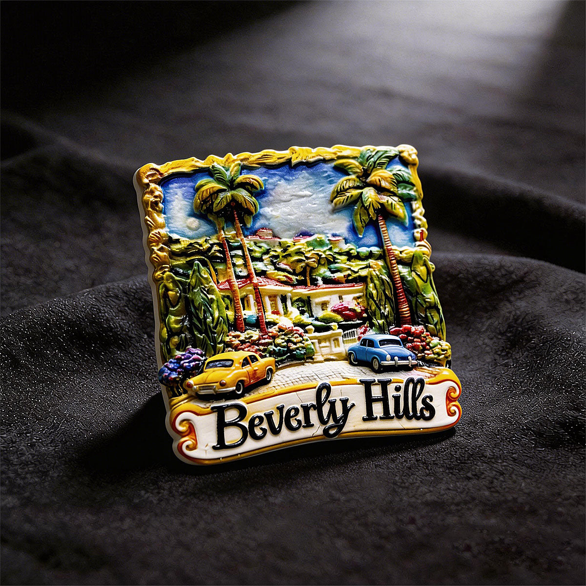 Beverly Hills 3D Souvenir Fridge Magnet – Travel Collection Keepsake