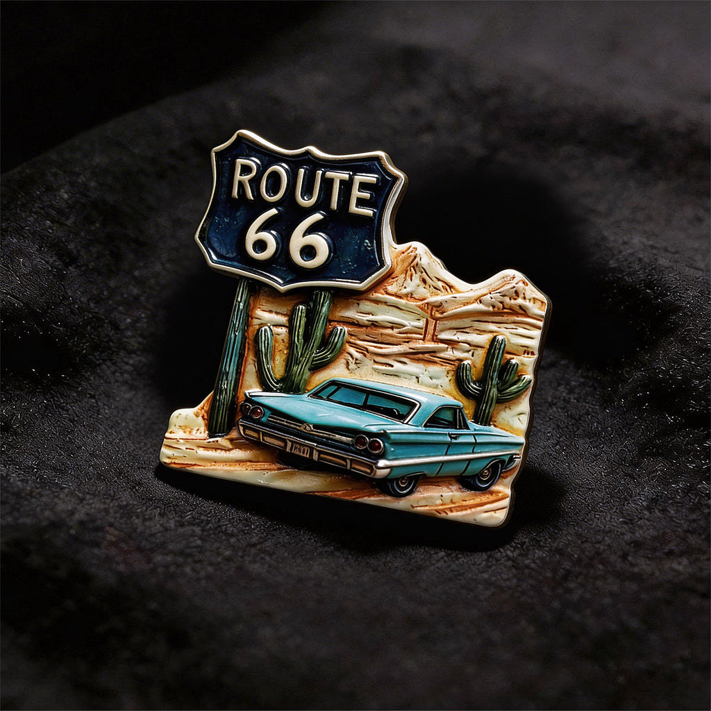 Route 66 Freedom Drive 3D Souvenir Fridge Magnet – Travel Collection Keepsake