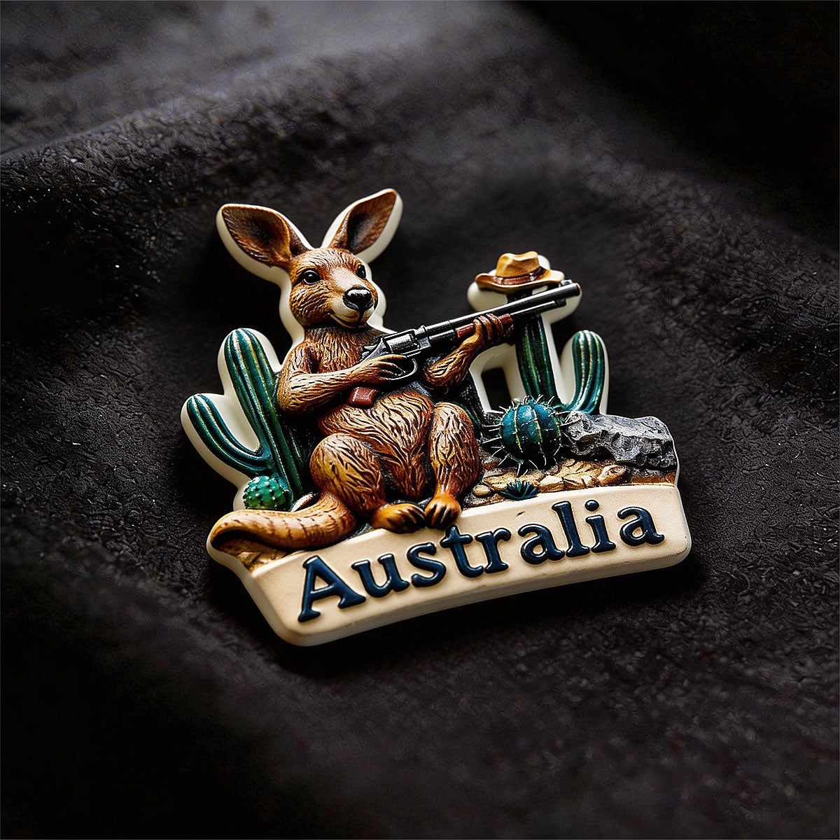 Australian kangaroo Souvenir Fridge Magnet – Travel Collection Keepsake