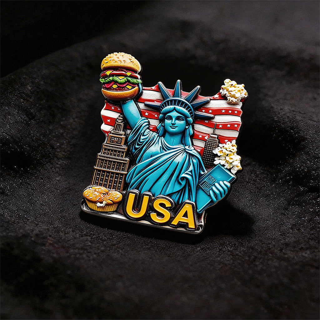 Liberty Goddess Souvenir Fridge Magnet – Travel Collection Keepsake