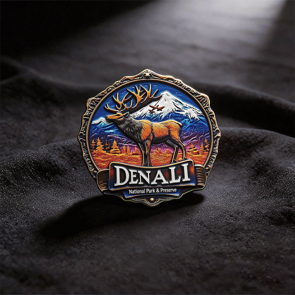 Denali National Park 3D Souvenir Fridge Magnet – Travel Collection Keepsake