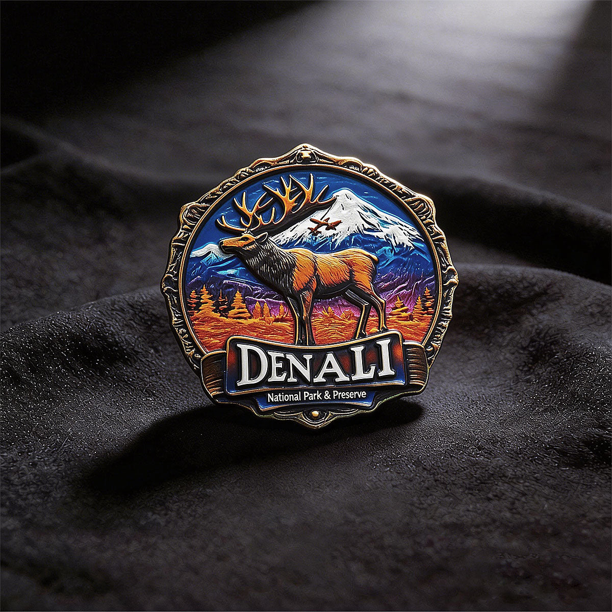 Denali National Park 3D Souvenir Fridge Magnet – Travel Collection Keepsake