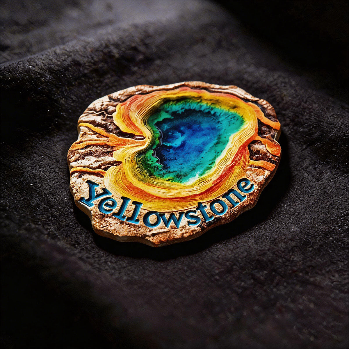 Yellowstone Park 3D Souvenir Fridge Magnet – Travel Collection Keepsake