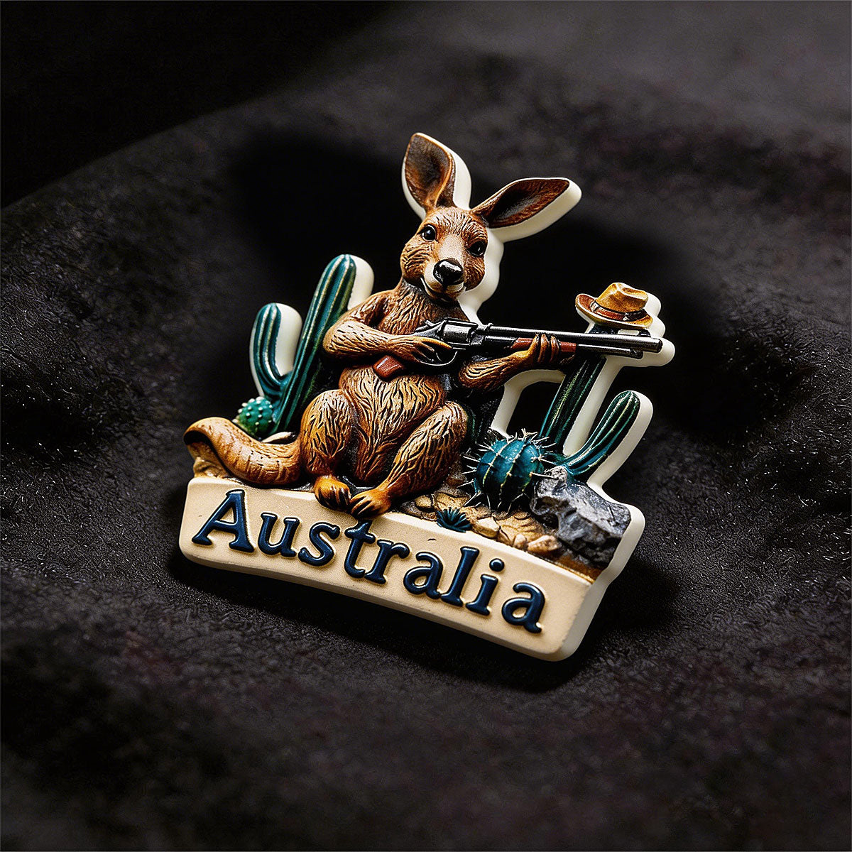 Australian kangaroo Souvenir Fridge Magnet – Travel Collection Keepsake