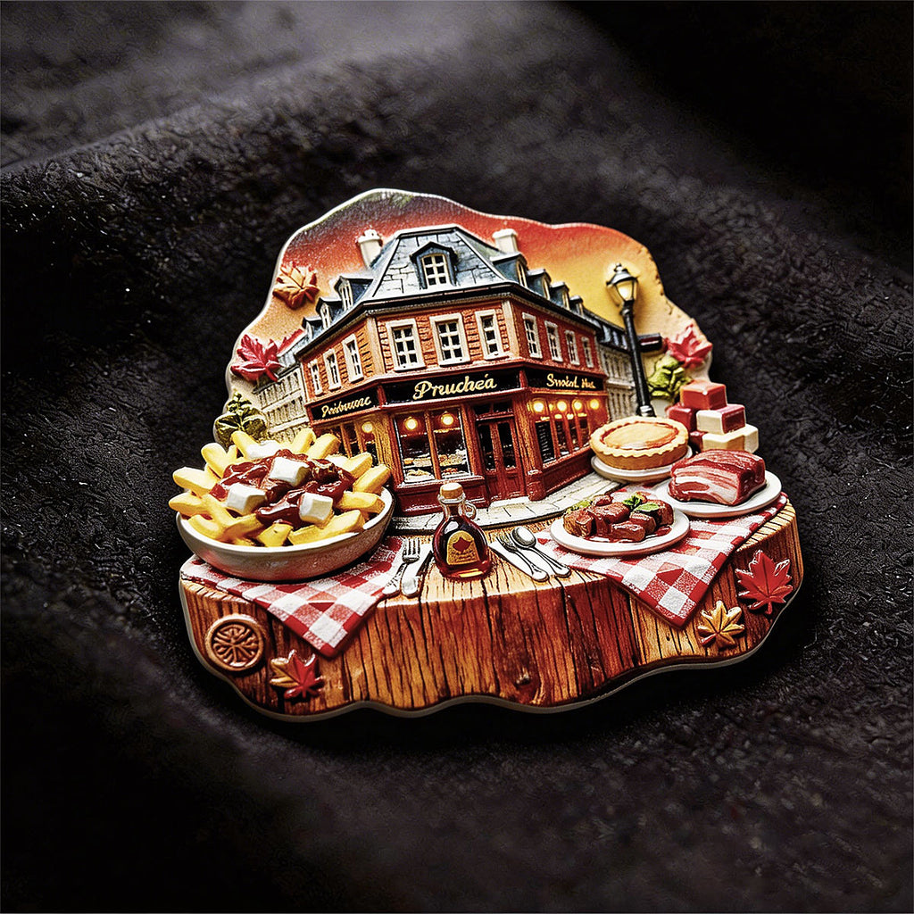 Quebec 3D Souvenir Fridge Magnet – Travel Collection Keepsake