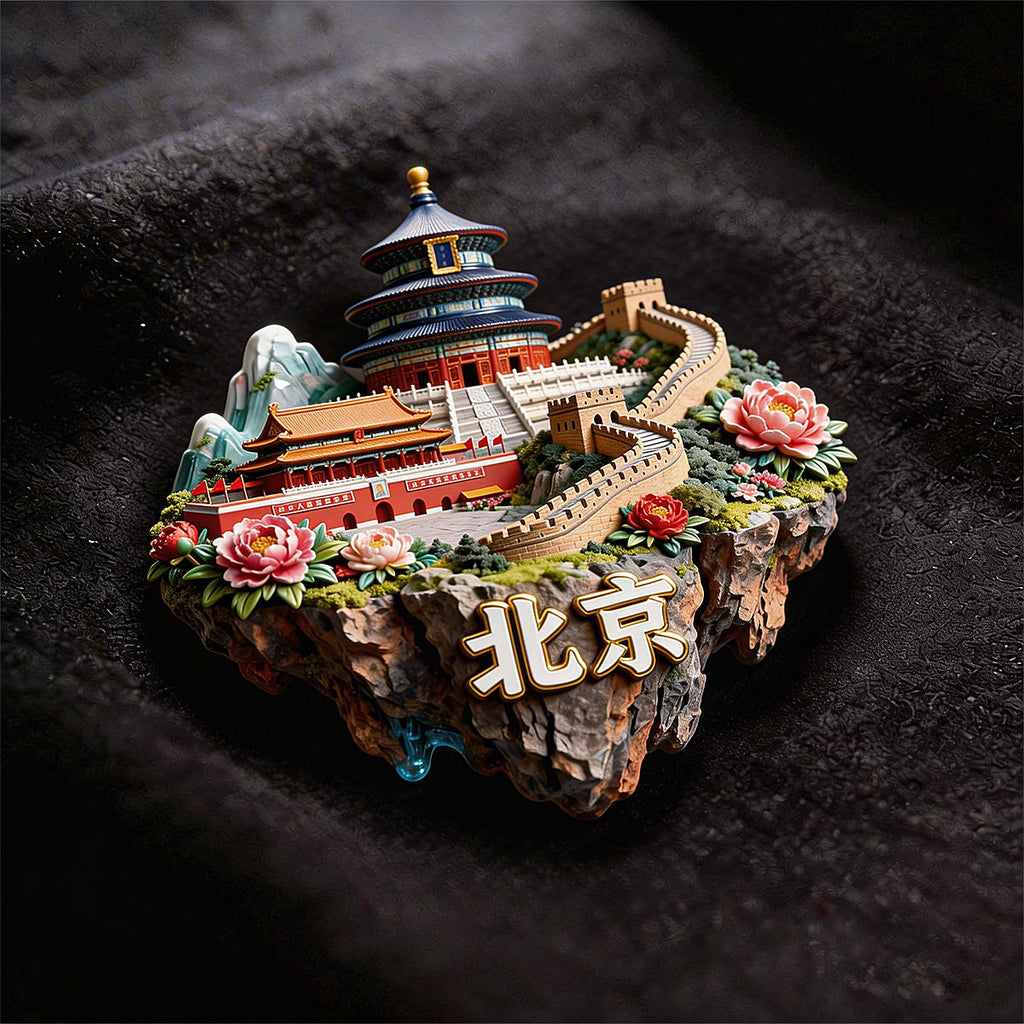 Beijing 3D Souvenir Fridge Magnet – Travel Collection Keepsake