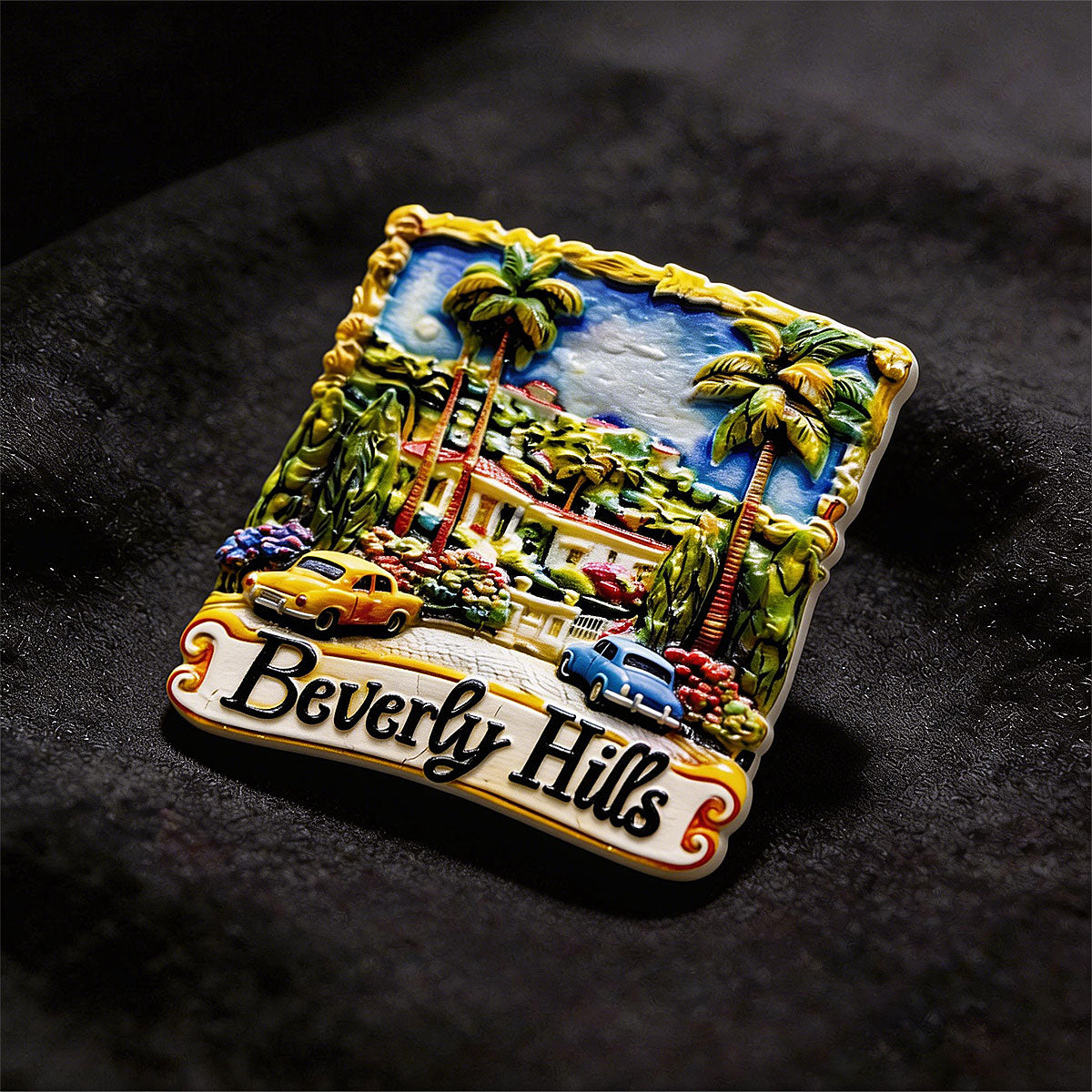 Beverly Hills 3D Souvenir Fridge Magnet – Travel Collection Keepsake