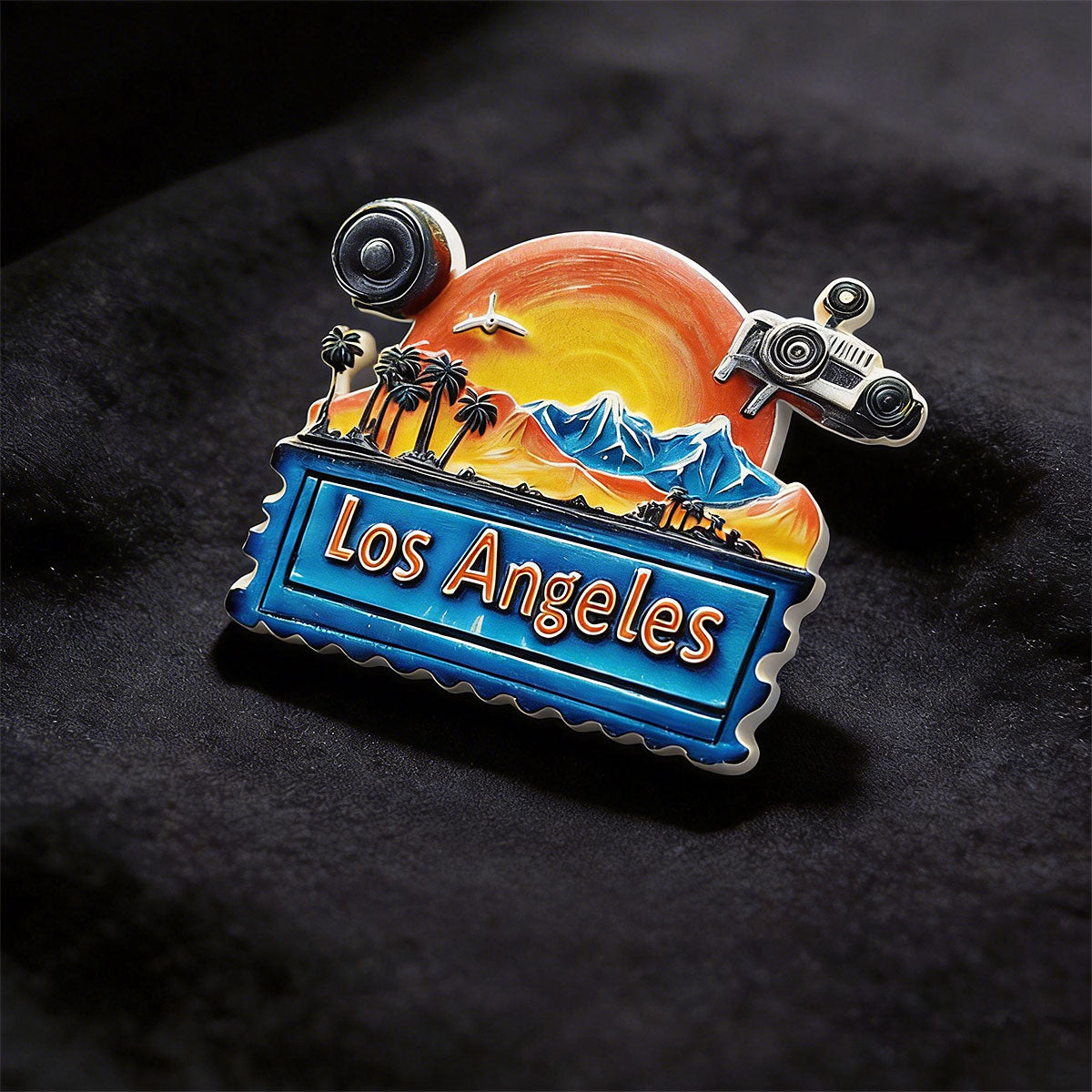 Los Angeles 3D Souvenir Fridge Magnet – Travel Collection Keepsake