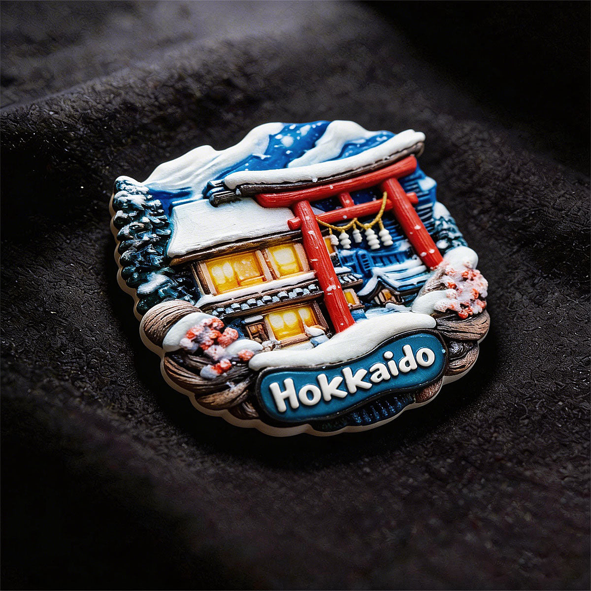 Hokkaido 3D Souvenir Fridge Magnet – Travel Collection Keepsake