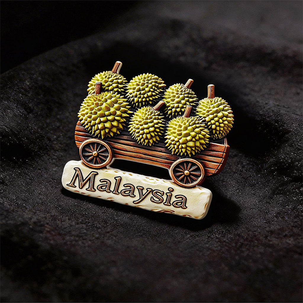 Durian Pushcart Refrigerator Magnet – Travel Collection Keepsake