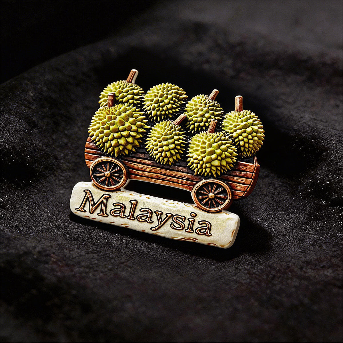 Durian Pushcart Refrigerator Magnet – Travel Collection Keepsake