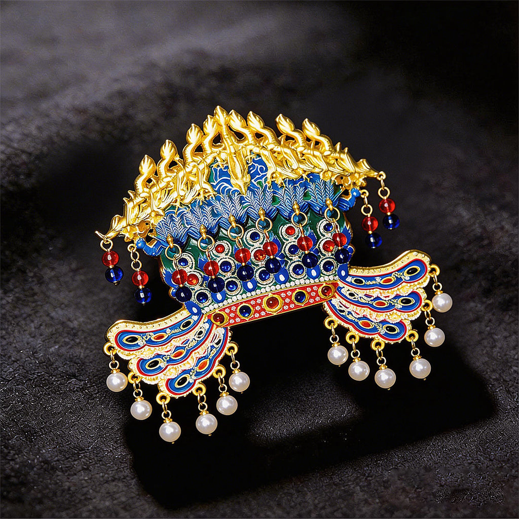 China Phoenix Crown 3D Souvenir Fridge Magnet – Travel Collection Keepsake