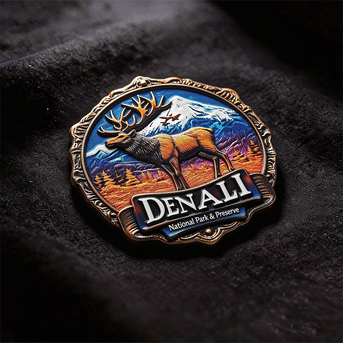 Denali National Park 3D Souvenir Fridge Magnet – Travel Collection Keepsake