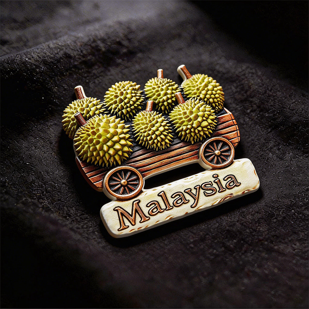Durian Pushcart Refrigerator Magnet – Travel Collection Keepsake