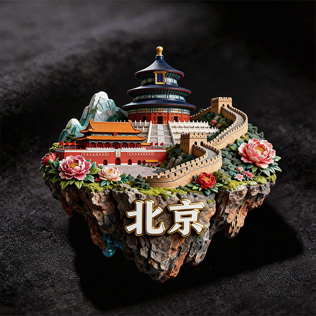 Beijing 3D Souvenir Fridge Magnet – Travel Collection Keepsake