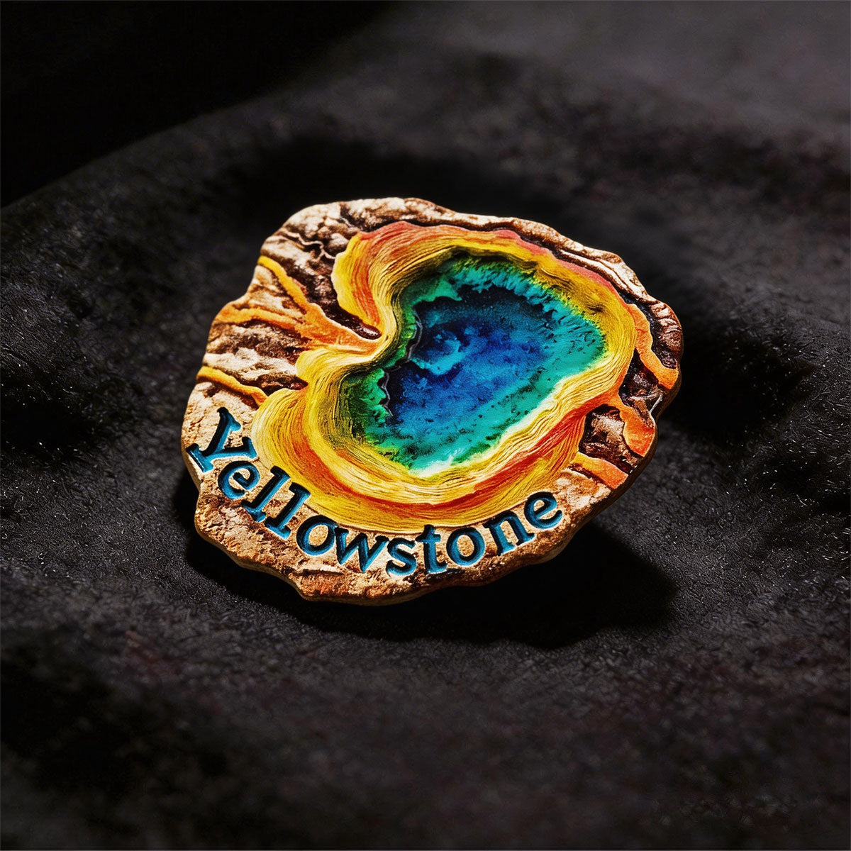 Yellowstone Park 3D Souvenir Fridge Magnet – Travel Collection Keepsake