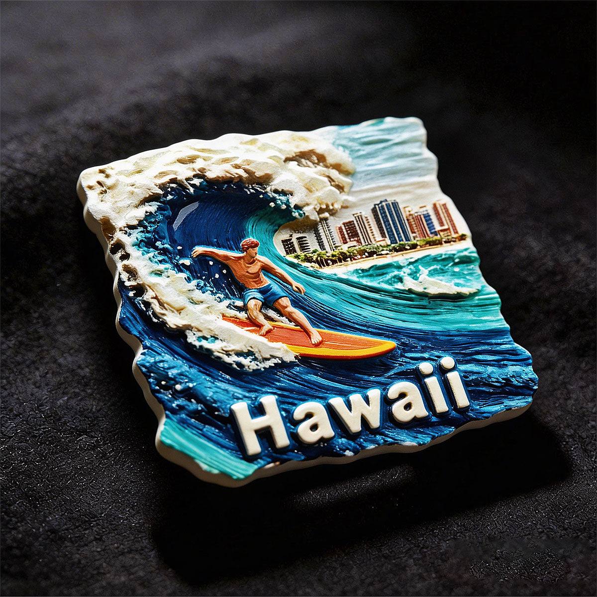 Hawaii 3D Souvenir Fridge Magnet – Travel Collection Keepsake