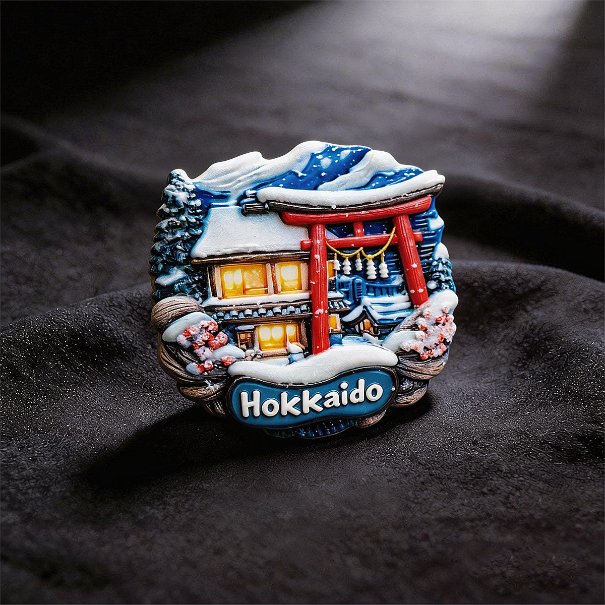 Hokkaido 3D Souvenir Fridge Magnet – Travel Collection Keepsake