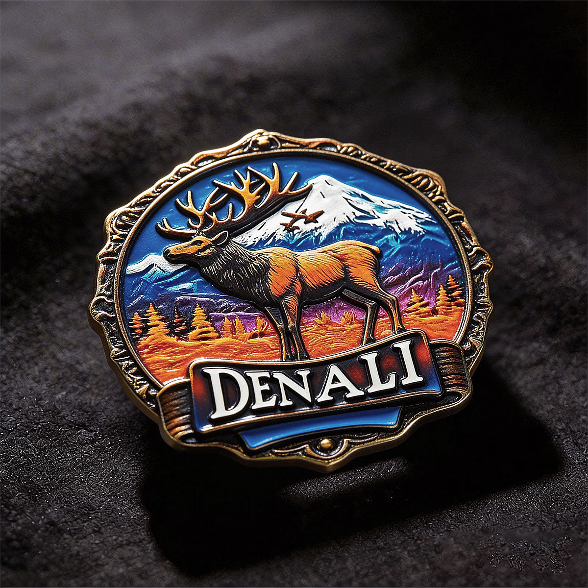 Denali National Park 3D Souvenir Fridge Magnet – Travel Collection Keepsake