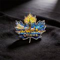 Ottawa 3D Maple Leaf Fridge Magnet – Travel Collection Keepsake