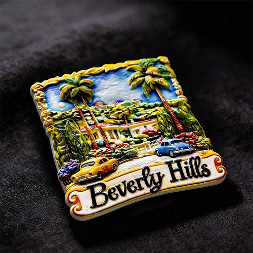 Beverly Hills 3D Souvenir Fridge Magnet – Travel Collection Keepsake