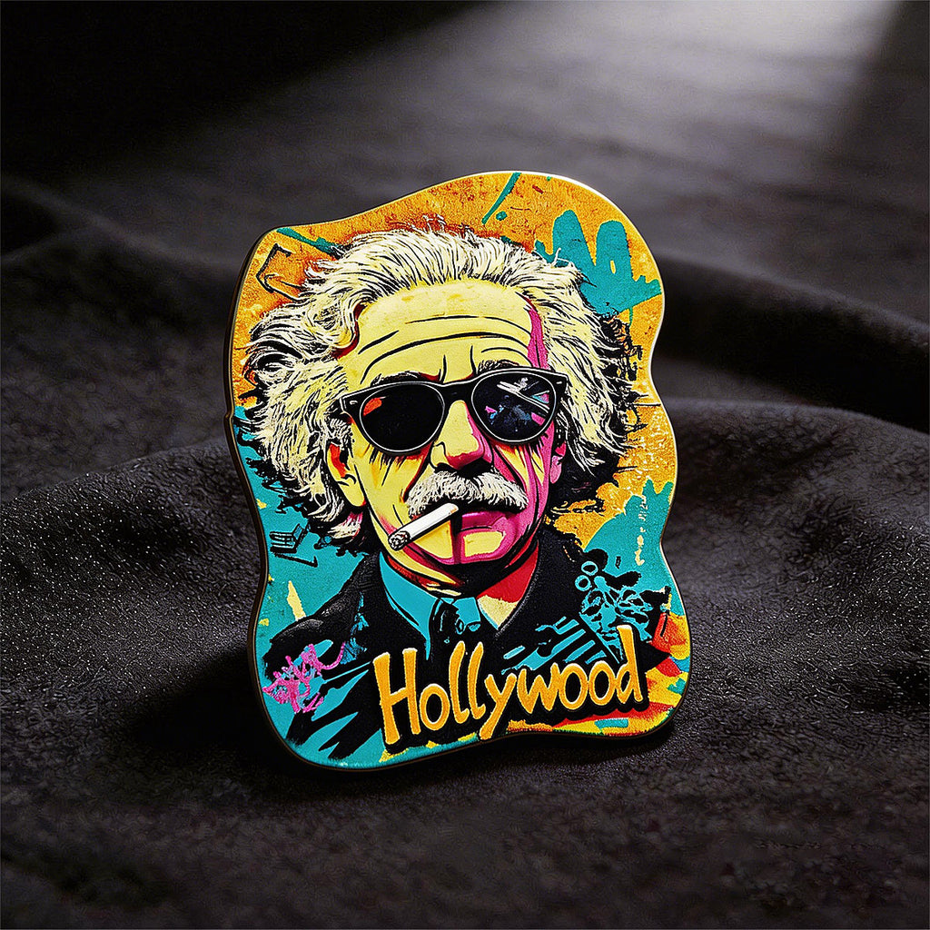 Hollywood Einstein Souvenir Fridge Magnet – Travel Collection Keepsake
