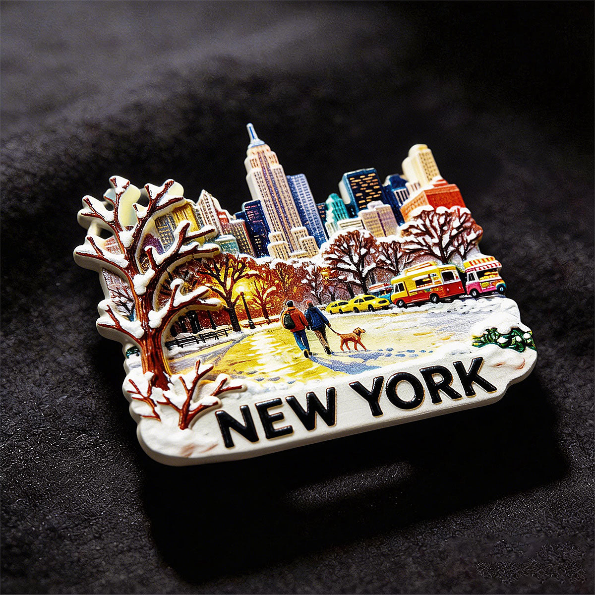 New York City 3D Souvenir Fridge Magnet – Travel Collection Keepsake