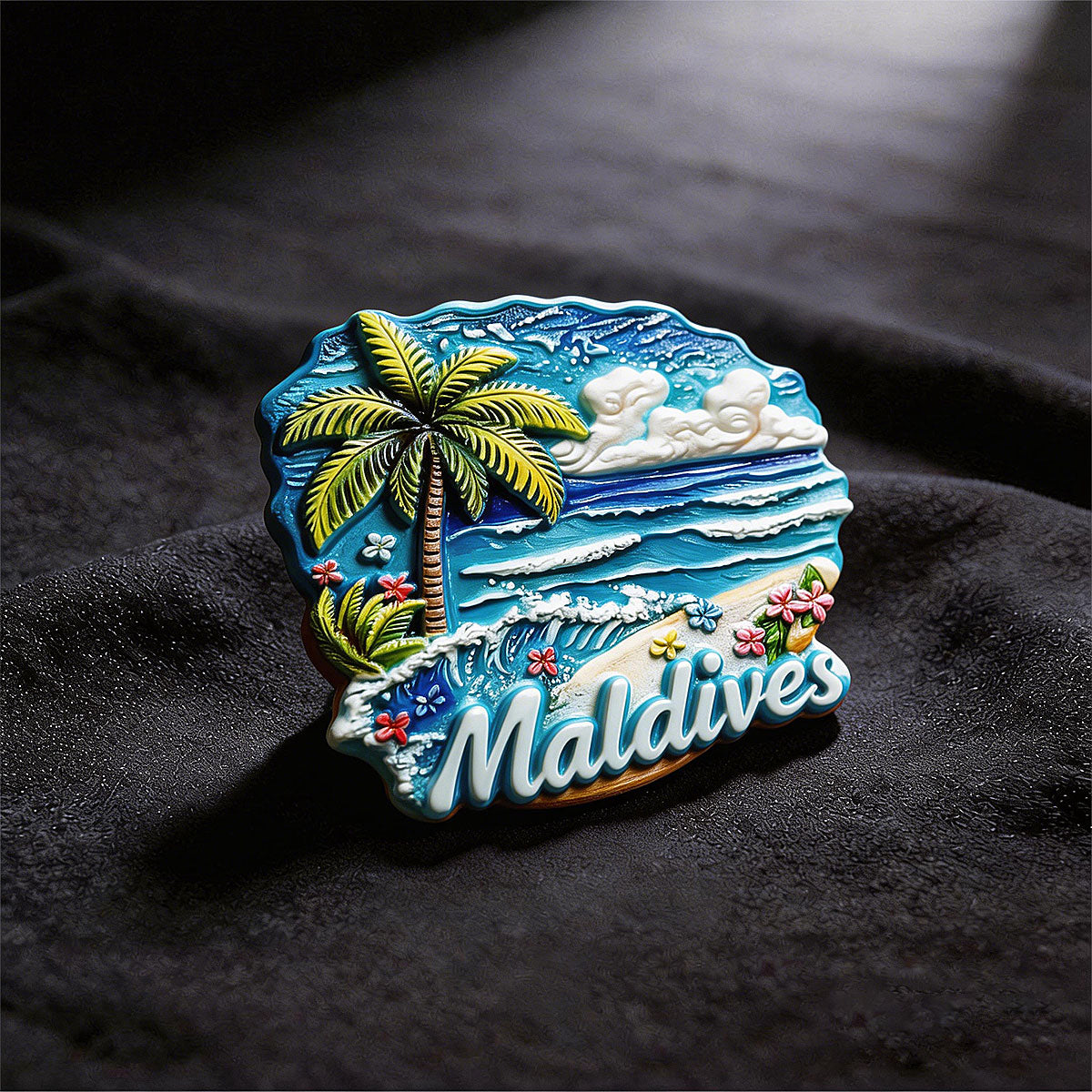 Maldives 3D Souvenir Fridge Magnet – Travel Collection Keepsake