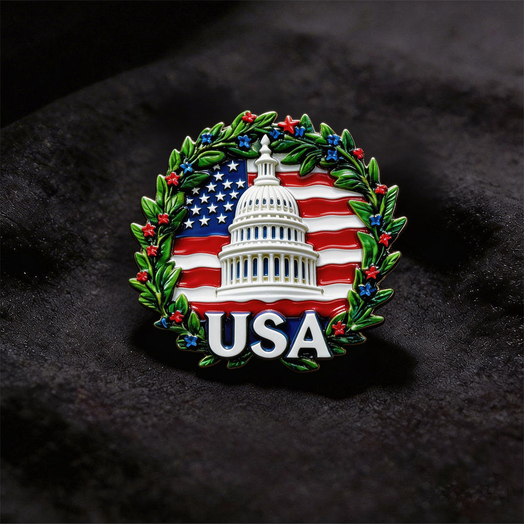 White House wreath 3D Souvenir Fridge Magnet – Travel Collection Keepsake