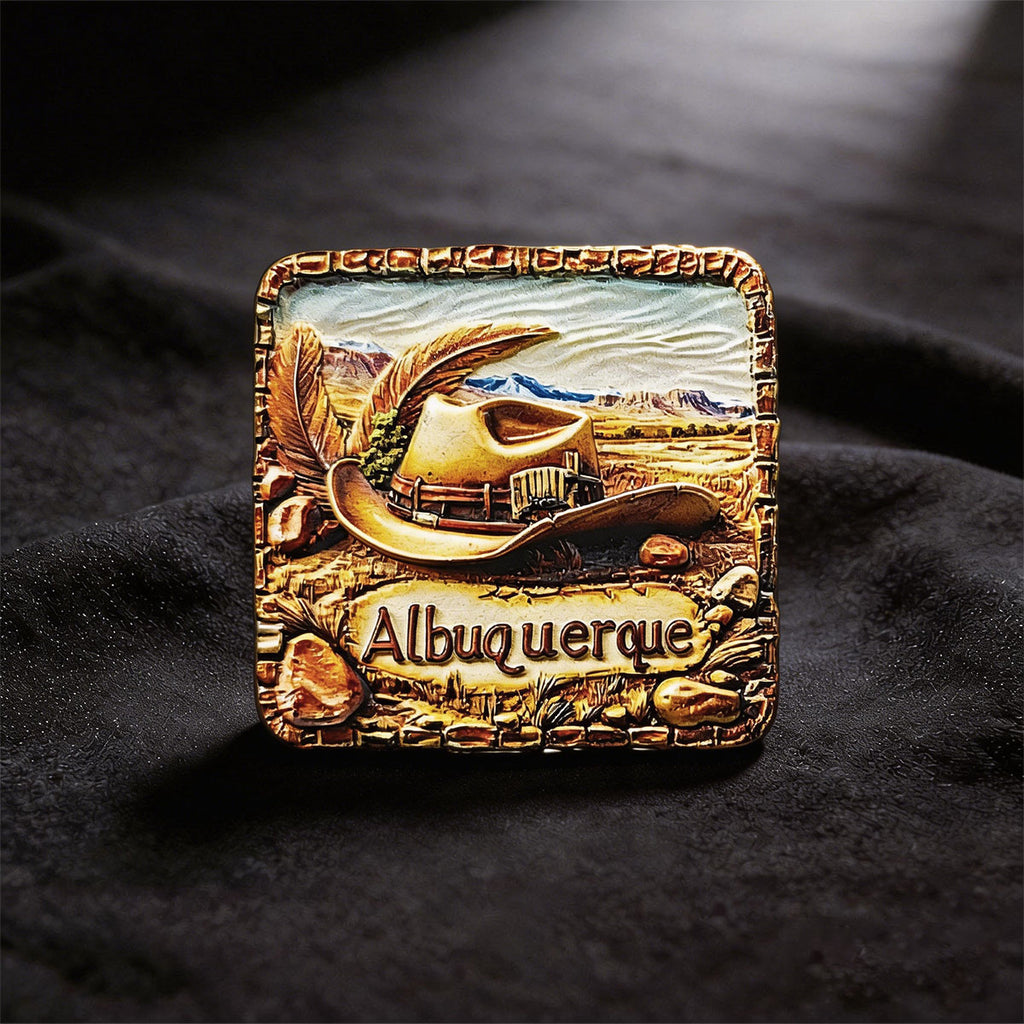 Albuquerque Sand Dunes 3D Souvenir Fridge Magnet – Travel Collection Keepsake