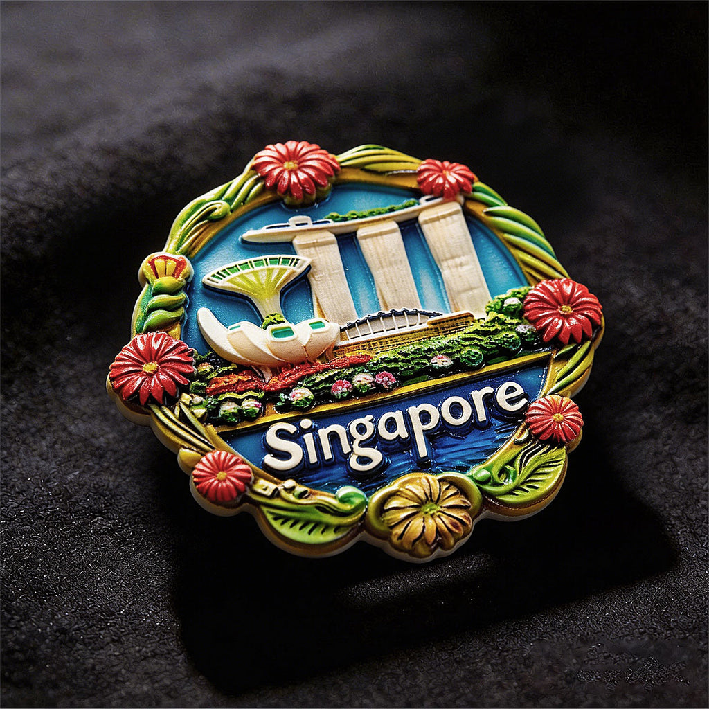 Singapore Souvenir Fridge Magnet